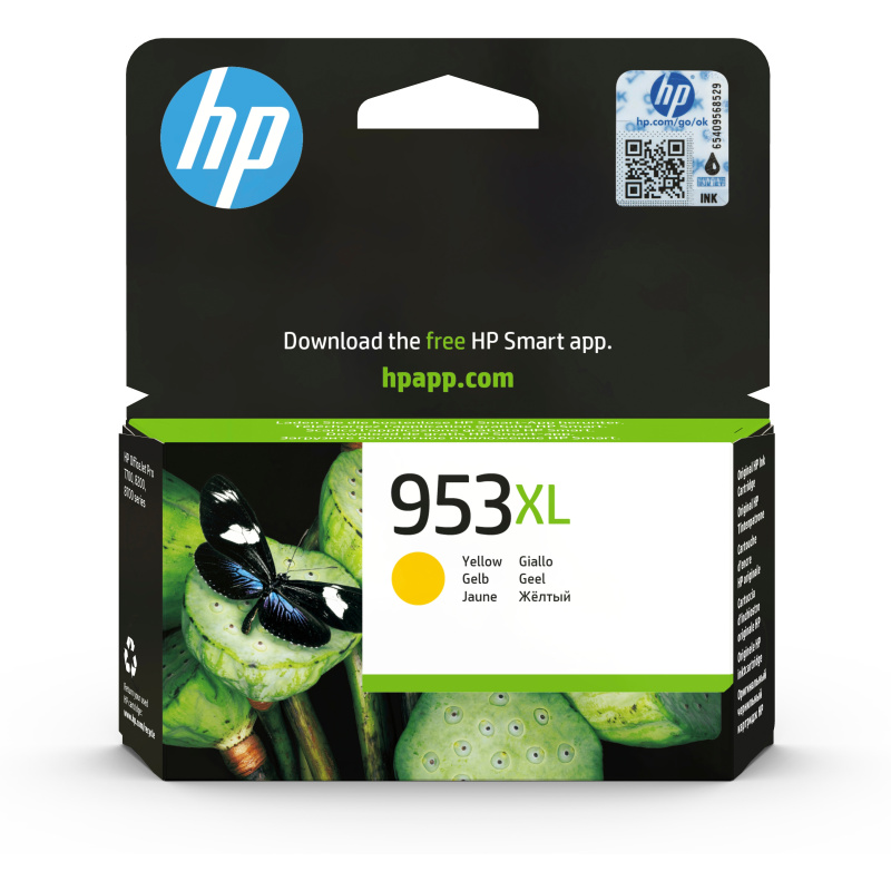 HP 953XL Cartouche d’encre jaune grande capacité authentique