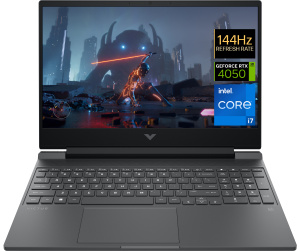 HP Victus Gaming 15-fa1001nf Intel® Core™ i7 i7-13700H Ordinateur portable 39,6 cm (15.6") Full HD 16 Go DDR4-SDRAM 512 Go SSD NVIDIA GeForce RTX 4050 Wi-Fi 6 (802.11ax) Windows 11 Home Noir