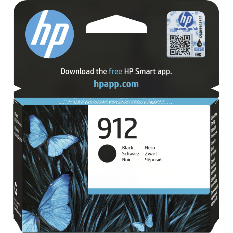 HP 912 Cartouche d'encre noire authentique