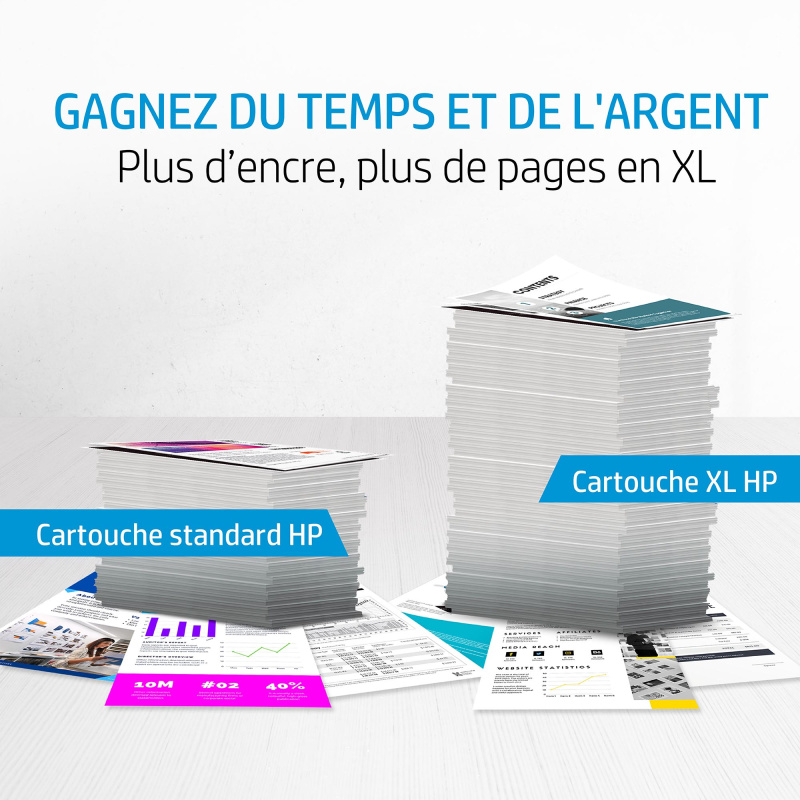 HP 364XL cartouche d'encre jaune grande capacité authentique