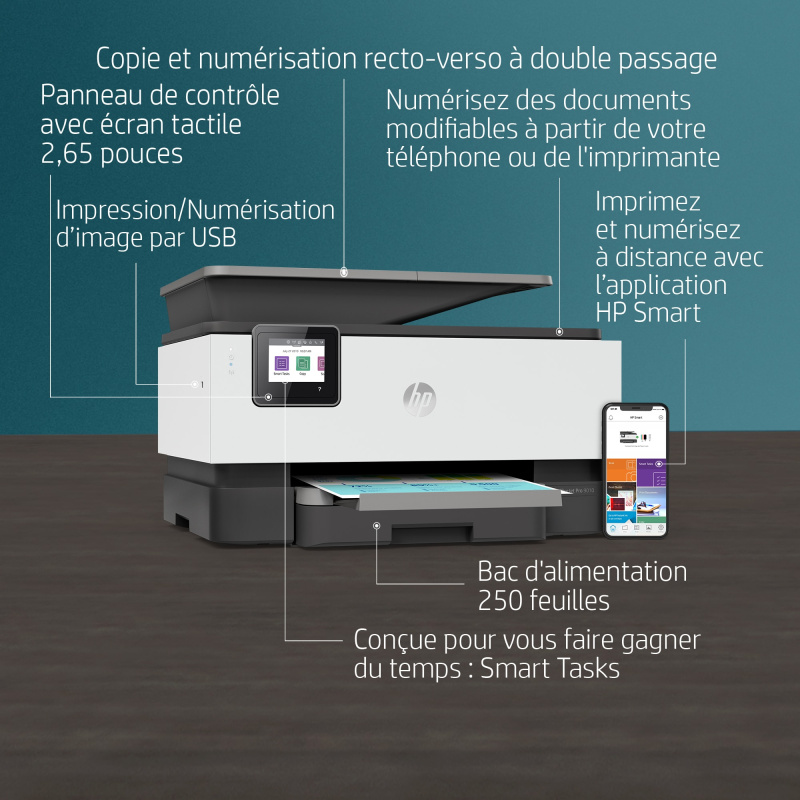 HP OfficeJet Pro Imprimante tout-en-un 9010