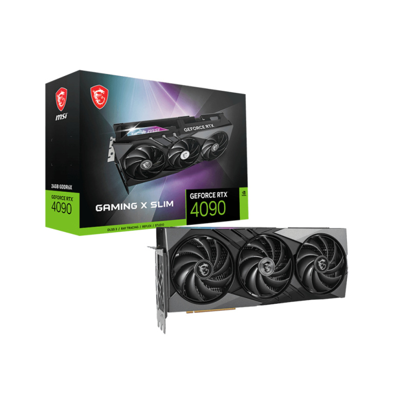 MSI GAMING GEFORCE RTX 4090 X SLIM 24G carte graphique NVIDIA 24 Go GDDR6X