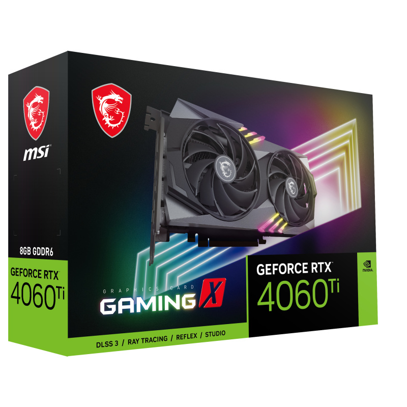 MSI GAMING GeForce RTX 4060 Ti X 8G NVIDIA 8 Go GDDR6