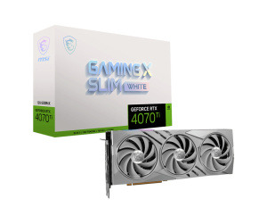 MSI GAMING GeForce RTX 4070 Ti X SLIM WHITE 12G NVIDIA 12 Go GDDR6X