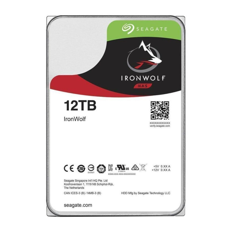 Seagate NAS HDD IronWolf 3.5" 12 To Série ATA III