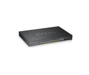 Zyxel GS1920-24HPV2 Géré Gigabit Ethernet (10/100/1000) Connexion Ethernet, supportant l'alimentation via ce port (PoE) Noir