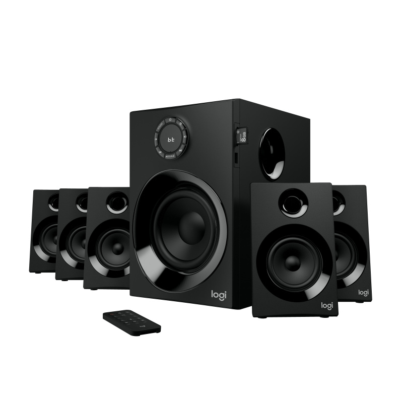 Logitech Z607 5.1 Surround Sound Speaker System Un son puissant avec Bluetooth