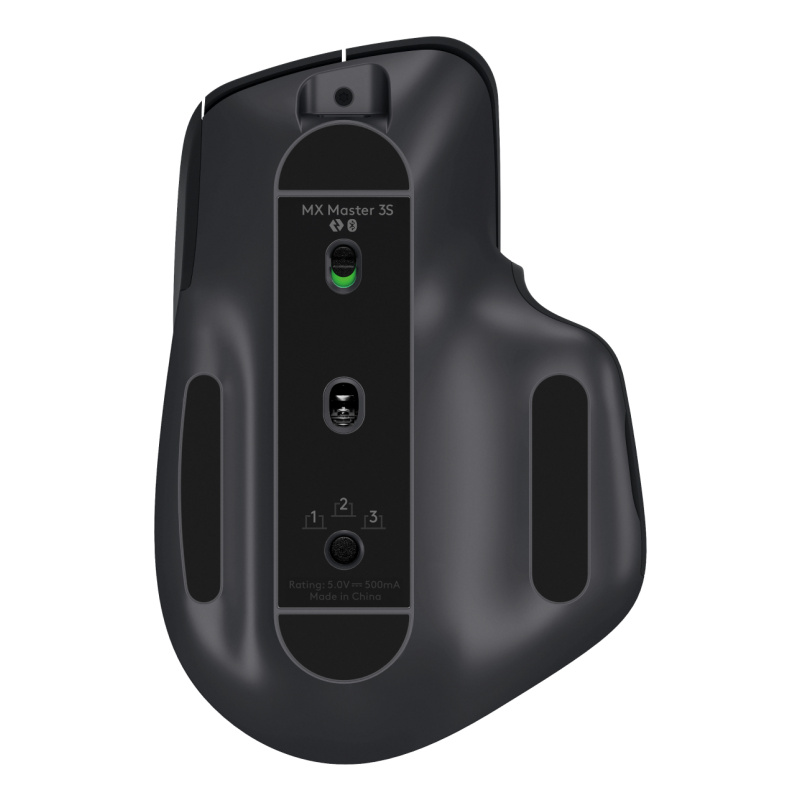 Logitech MX Master 3S souris Bureau Droitier RF sans fil + Bluetooth Laser 8000 DPI