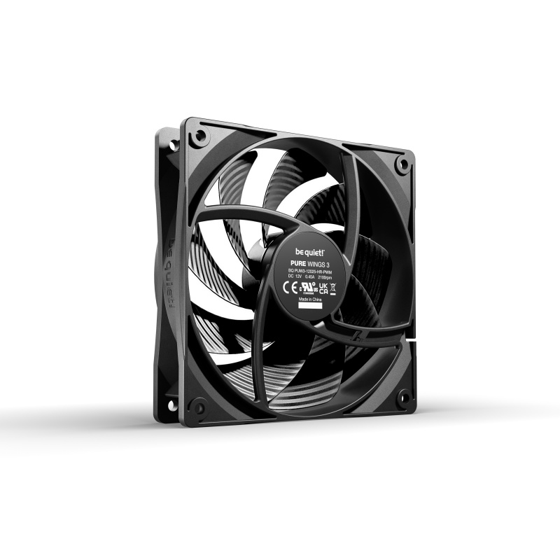 be quiet! Pure Wings 3 120mm PWM high-speed Boitier PC Ventilateur 12 cm Noir 1 pièce(s)