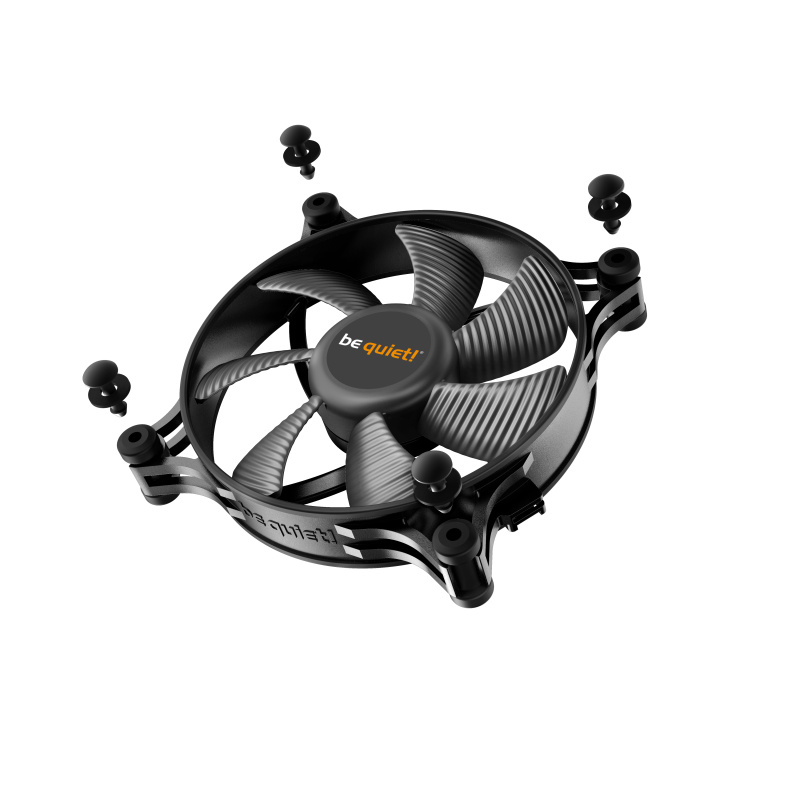 be quiet! BL085 système de refroidissement d’ordinateur Boitier PC Ventilateur 12 cm Noir