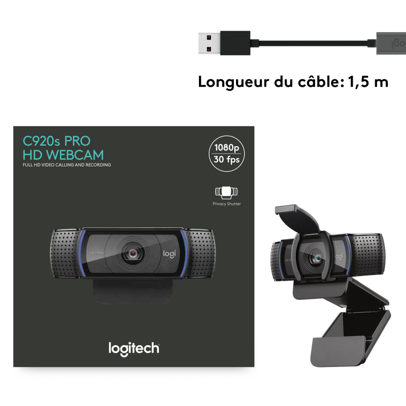 Logitech C920s webcam