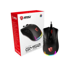 MSI CLUTCH GM50 souris Jouer Droitier USB Type-A Optique 7200 DPI