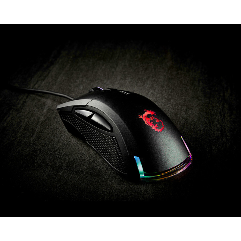 MSI CLUTCH GM50 souris Jouer Droitier USB Type-A Optique 7200 DPI