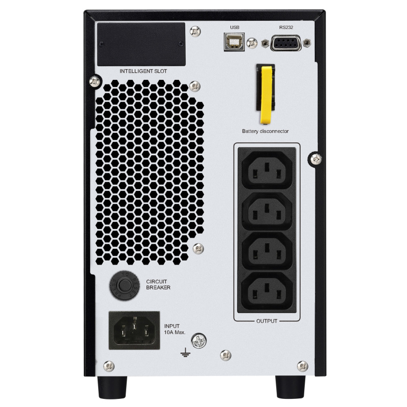 APC SRV2KI alimentation d'énergie non interruptible Double-conversion (en ligne) 2 kVA 1600 W 4 sortie(s) CA