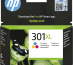 HP 301XL cartouche d'encre trois couleurs grande capacité authentique