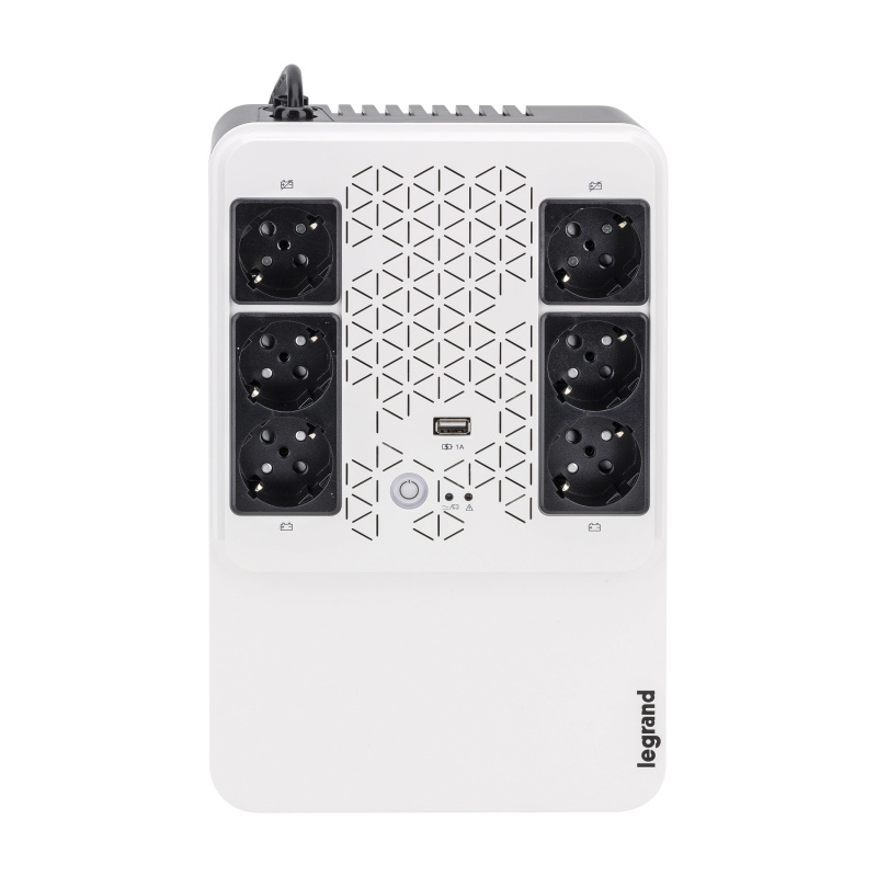 Legrand Keor ASI MULTIPLUG 600 FR alimentation d'énergie non interruptible Interactivité de ligne 0,6 kVA 360 W 6 sortie(s) CA