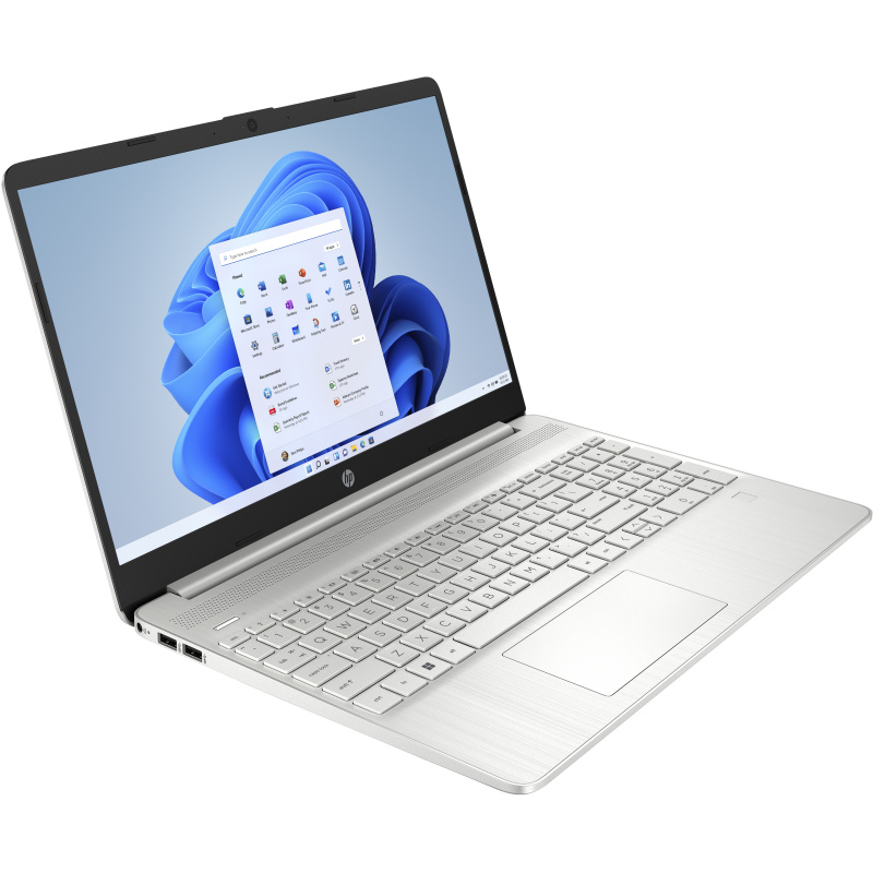 HP 15s-eq2097nf AMD Ryzen™ 7 5700U Ordinateur portable 39,6 cm (15.6") Full HD 16 Go DDR4-SDRAM 512 Go SSD Wi-Fi 5 (802.11ac) Windows 11 Home Argent