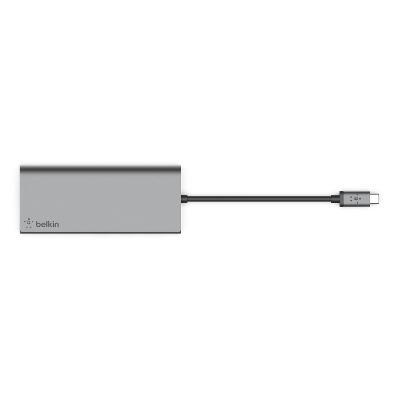 Belkin F4U092BTSGY station d'accueil USB 3.2 Gen 1 (3.1 Gen 1) Type-C Gris