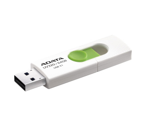 ADATA UV320 lecteur USB flash 64 Go USB Type-A 3.2 Gen 1 (3.1 Gen 1) Vert, Blanc