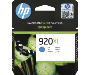 HP 920XL cartouche d'encre cyan grande capacité authentique