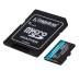 Kingston Technology Carte microSDXC Canvas Go Plus 170R A2 U3 V30 de 256 Go + ADP