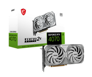 MSI VENTUS GeForce RTX 4070 2X WHITE 12G OC NVIDIA 12 Go GDDR6X