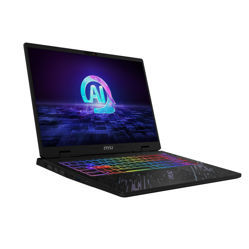 MSI Pulse 16 AI C1VGKG-010FR Intel Core Ultra 7 155H Ordinateur portable 40,6 cm (16") Quad HD+ 16 Go DDR5-SDRAM 512 Go SSD NVIDIA GeForce RTX 4070 Wi-Fi 6E (802.11ax) Windows 11 Home Noir