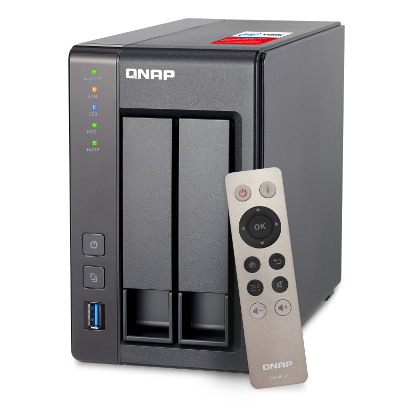 QNAP TS-251+ NAS Tower Ethernet/LAN Gris J1900