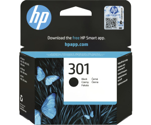 HP 301 cartouche d'encre noir authentique