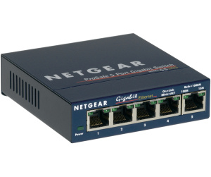 NETGEAR GS105 Non-géré Gigabit Ethernet (10/100/1000) Bleu