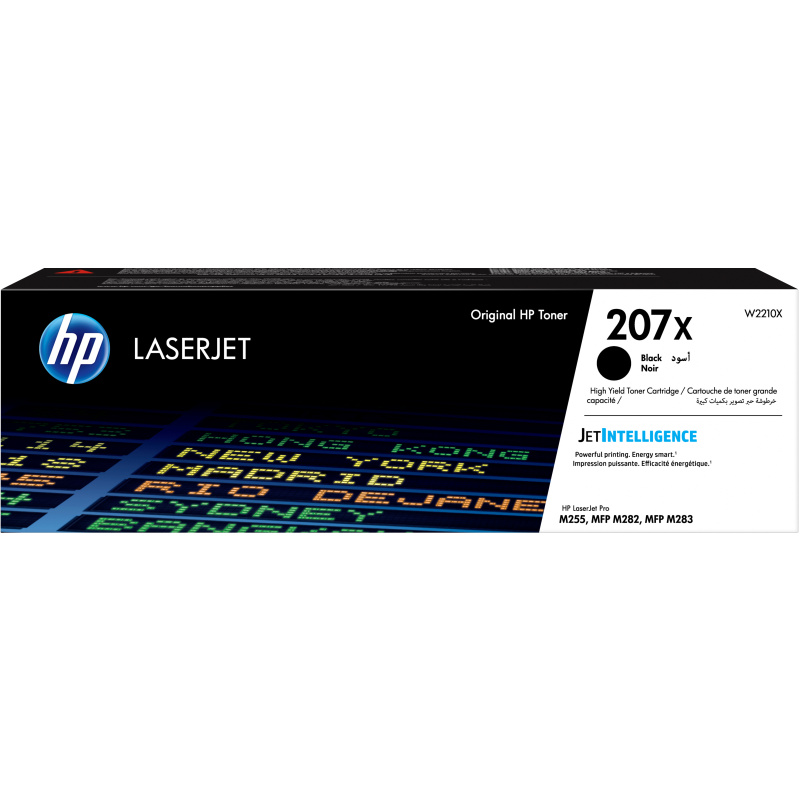 HP Toner noire LaserJet 207X authentique grande capacité