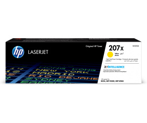 HP Toner jaune LaserJet 207X authentique grande capacité