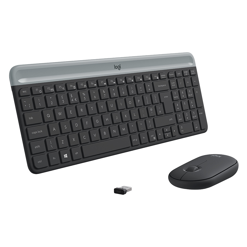 Logitech MK470 clavier Souris incluse Universel RF sans fil AZERTY Français Graphite