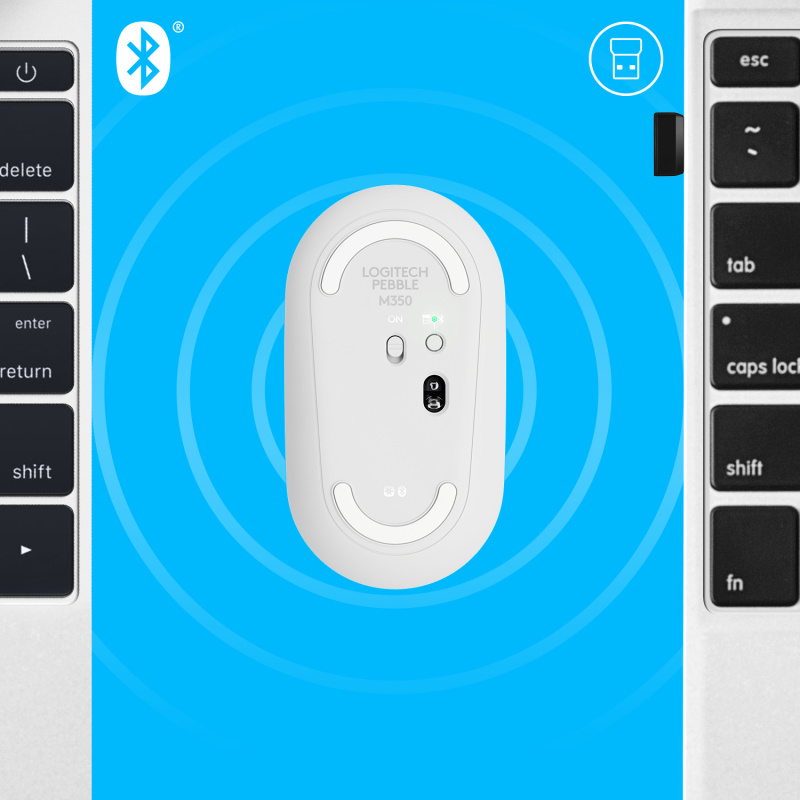 Logitech Souris sans fil Pebble M350