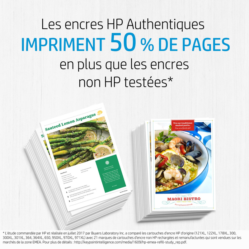 HP 364XL cartouche d'encre jaune grande capacité authentique