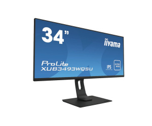 iiyama ProLite XUB3493WQSU-B1 écran plat de PC 86,4 cm (34") 3440 x 1440 pixels UltraWide Quad HD LED Noir