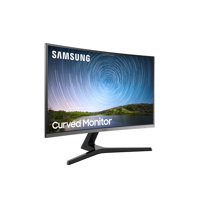 Samsung CR50 écran plat de PC 81,3 cm (32") 1920 x 1080 pixels Full HD LED Bleu, Gris