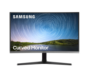 Samsung CR50 écran plat de PC 81,3 cm (32") 1920 x 1080 pixels Full HD LED Bleu, Gris