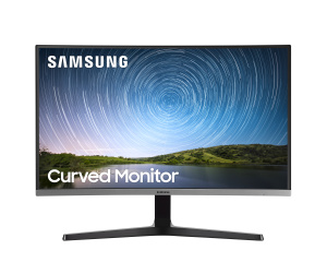 Samsung CR50 écran plat de PC 81,3 cm (32") 1920 x 1080 pixels Full HD LED Bleu, Gris