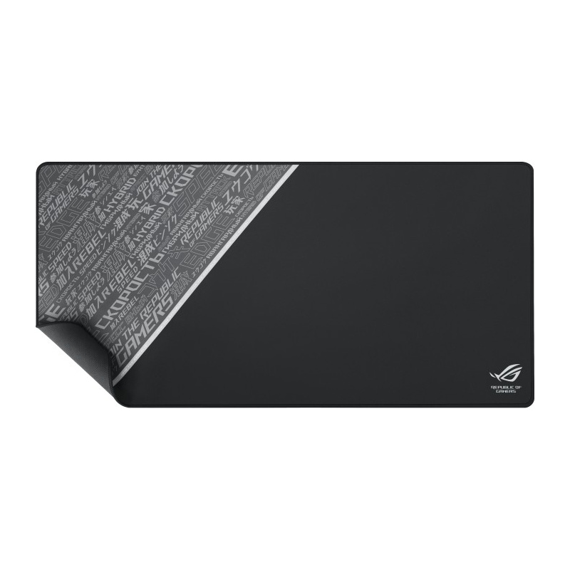 ASUS ROG Sheath BLK LTD Tapis de souris de jeu Noir, Gris, Blanc