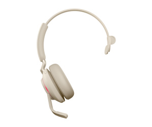 Jabra 26599-899-898 écouteur/casque Sans fil Arceau Bureau/Centre d'appels USB Type-C Bluetooth Beige