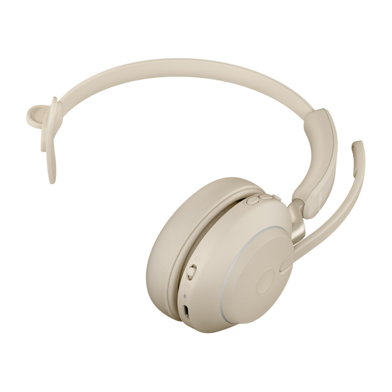 Jabra 26599-889-998 écouteur/casque Sans fil Arceau Bureau/Centre d'appels USB Type-A Bluetooth Beige