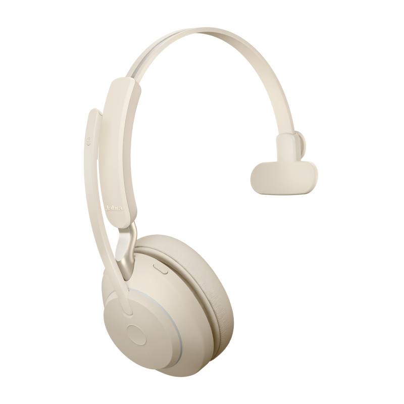 Jabra 26599-889-998 écouteur/casque Sans fil Arceau Bureau/Centre d'appels USB Type-A Bluetooth Beige