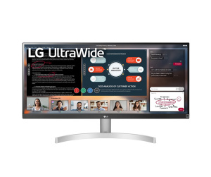 LG 29WN600-W écran plat de PC 73,7 cm (29") 2560 x 1080 pixels Full HD Ultra large LED Argent