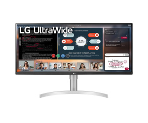 LG 34WN650-W LED display 86,4 cm (34") 2560 x 1080 pixels Full HD Ultra large Blanc