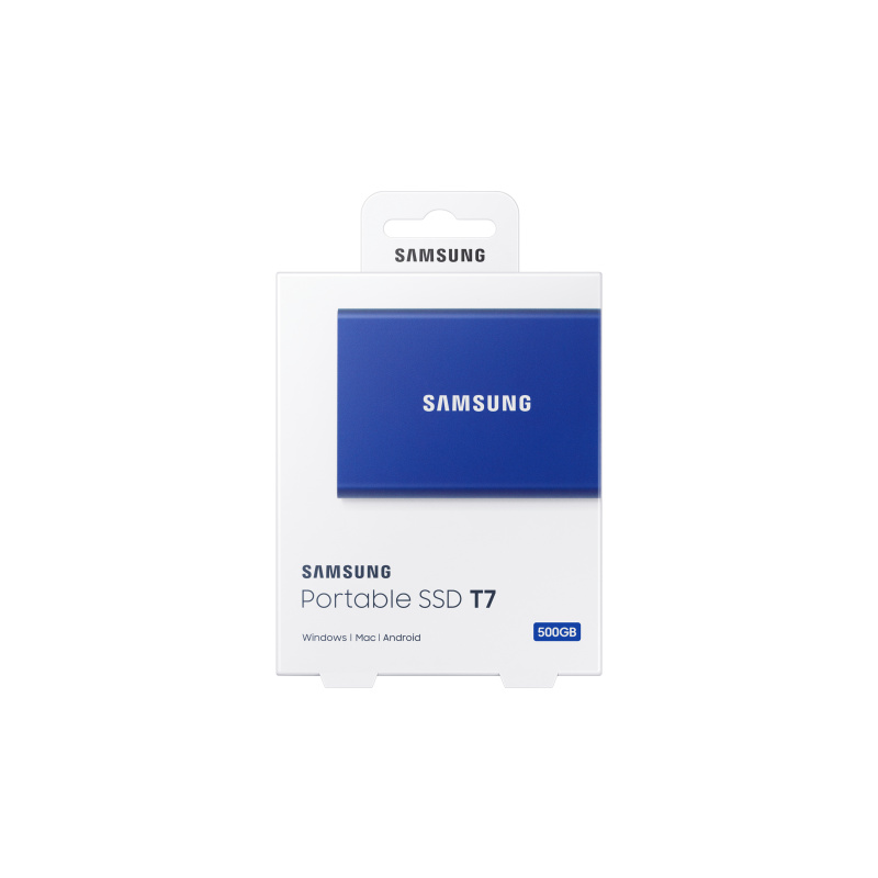 Samsung Portable SSD T7 500 Go USB Type-C 3.2 Gen 2 (3.1 Gen 2) Bleu