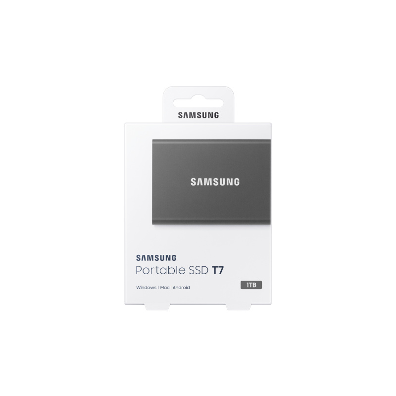 Samsung Portable SSD T7 1 To USB Type-C 3.2 Gen 2 (3.1 Gen 2) Gris