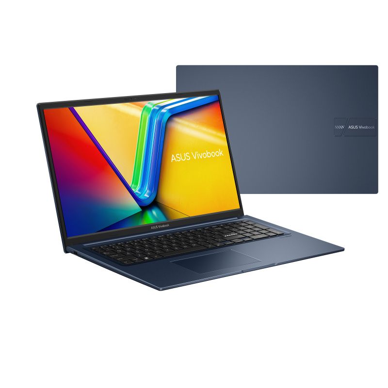 ASUS Vivobook 17 X1704VA-AU409W Intel® Core™ i7 i7-1355U Ordinateur portable 43,9 cm (17.3") Full HD 16 Go DDR4-SDRAM 1 To SSD Wi-Fi 6E (802.11ax) Windows 11 Home Bleu