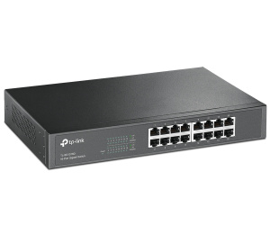 TP-Link TL-SG1016D Non-géré Gigabit Ethernet (10/100/1000) Noir