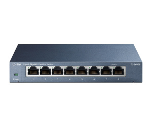 TP-Link TL-SG108 Non-géré Gigabit Ethernet (10/100/1000) Noir
